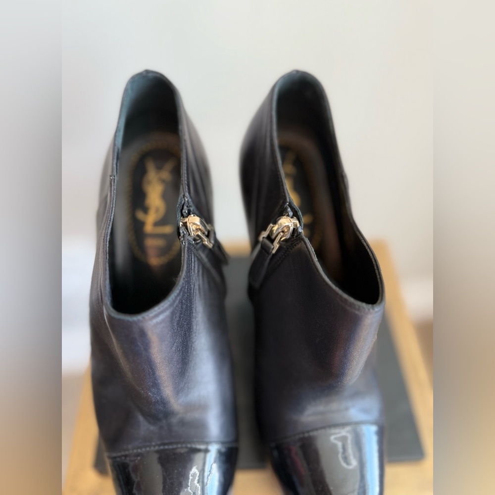 Yves Saint Laurent Tribute Platform Ankle Boots - Picture 7 of 15